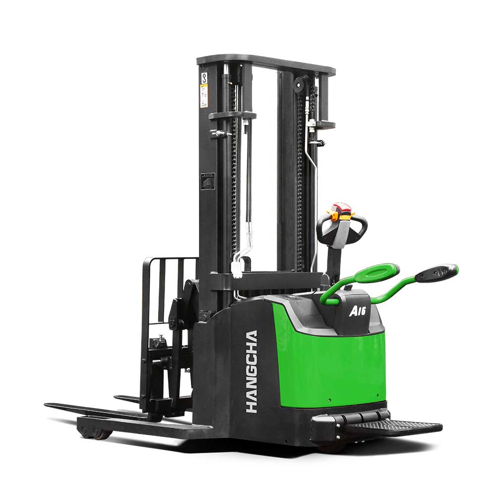 A Serisi 1.2-1.6t Hi-Range Stand-On İstifleyici Erişim Çatallı Li-İyon thumbnail 7