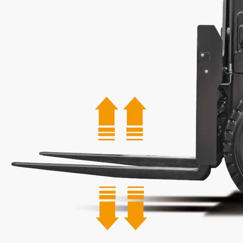 XH Serisi 6.0-10.0t Yüksek Gerilimli Lityum Bataryalı Forklift thumbnail 8