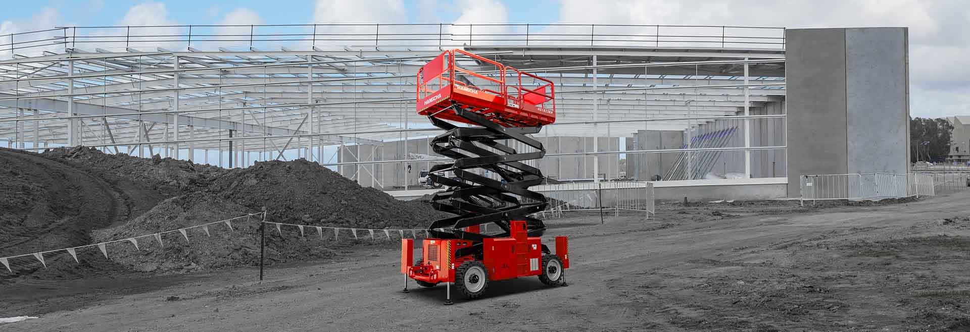Hangcha HS Serisi Arazi Tipi Makaslı Platform (10.0 - 18.0 Metre) - 1