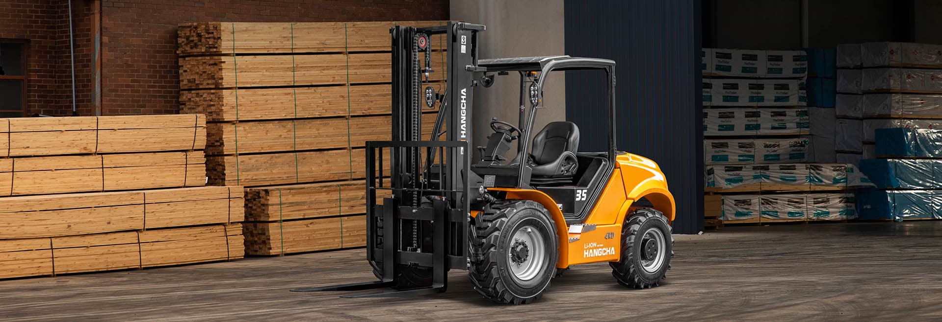 Hangcha Yüksek Voltaj Lityum Akülü Arazi Tipi Forklift (1.5 - 3.5 Ton) - 1