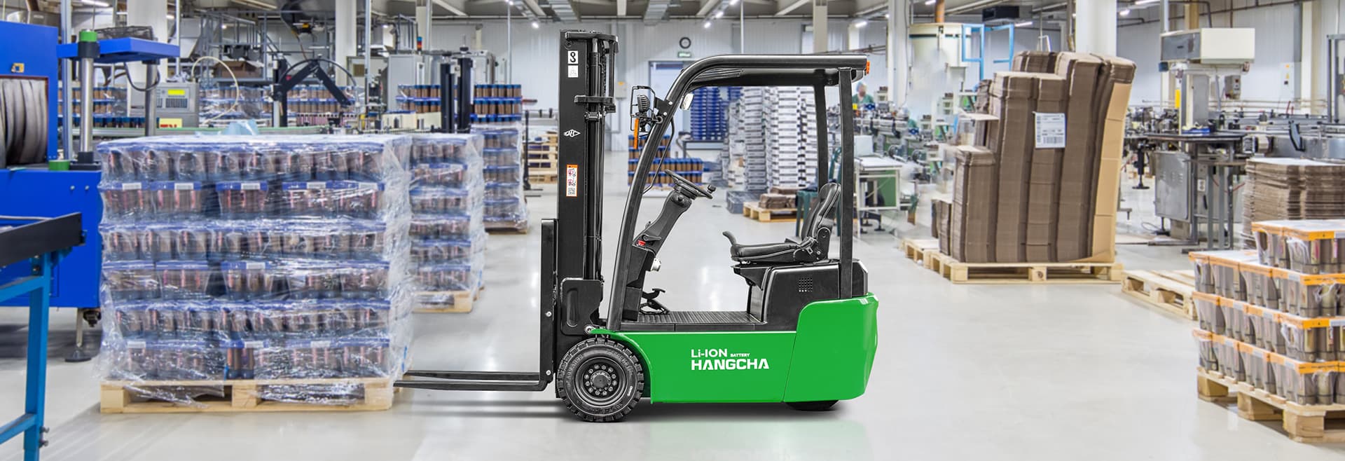 Hangcha X Serisi 3-Tekerlekli Lityum Forklift (1.3 - 1.5 Ton) - 1