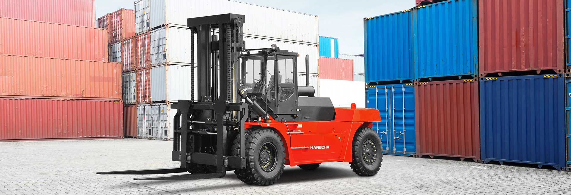 Hangcha Profesyonel Ağır Hizmet Dizel Forklift (20 - 25 Ton) - 1