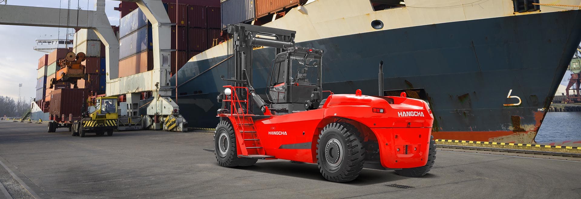Hangcha X Serisi Devasa Haddehane/Liman Dizel Forklift (38 - 48 Ton) - 1