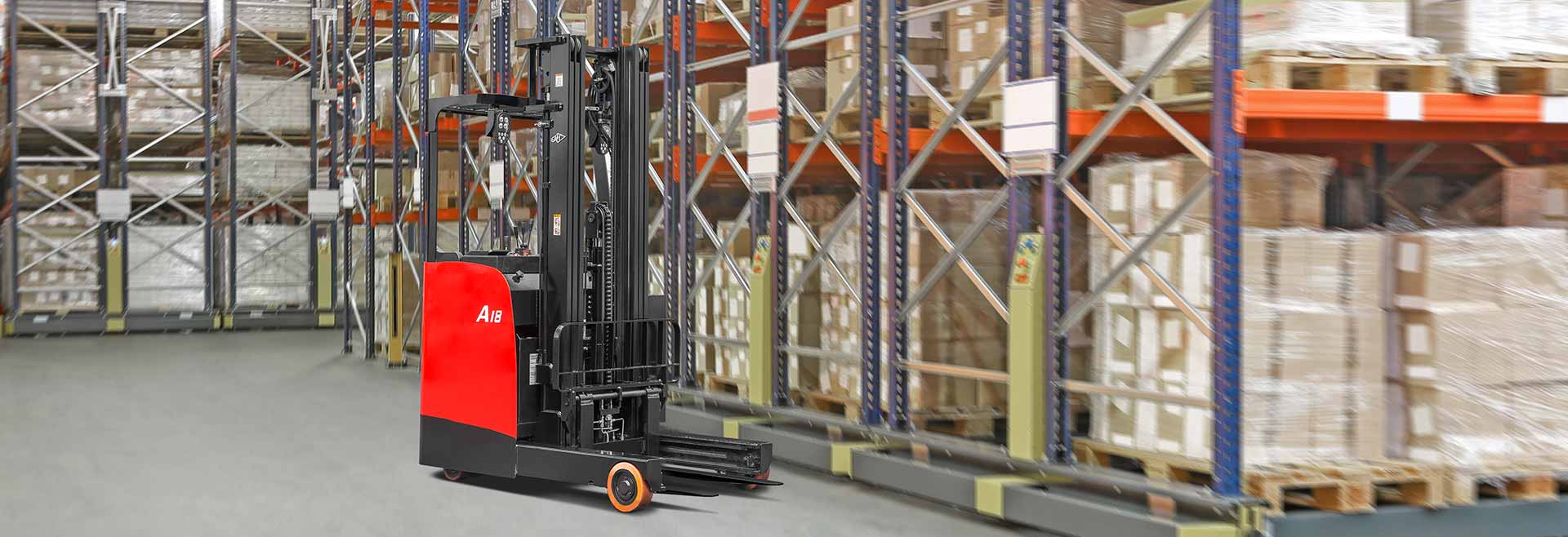 Hangcha A Serisi Platformlu (Stand-on) Reach Truck (1.5 - 1.8 Ton) - 1