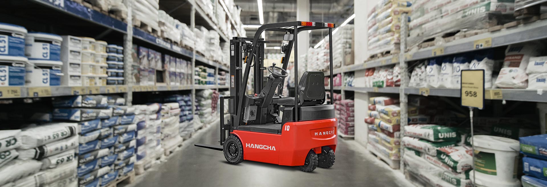 Hangcha X Serisi 3 Tekerlekli Elektrikli Forklift (0.6 - 1.0 Ton)