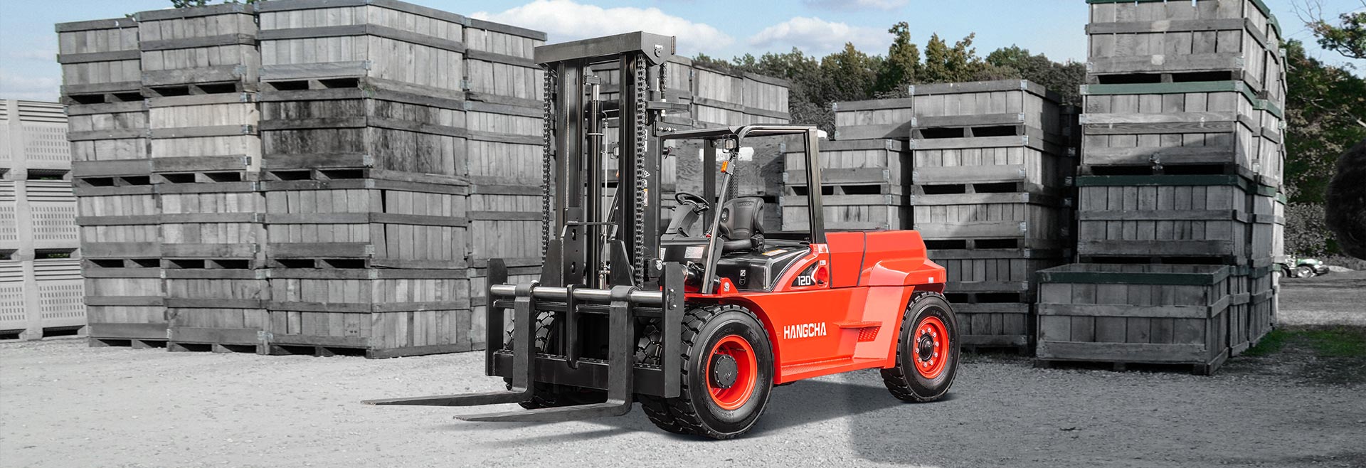 Hangcha Mermer/Taş Sektörü Özel Dizel Forklift (12.0 Ton)