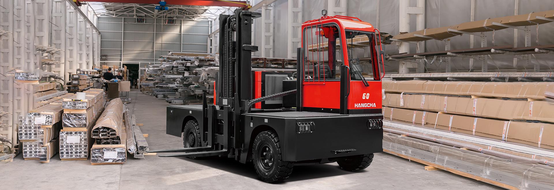 Hangcha Yandan Yüklemeli (Sideloader) Dizel Forklift (3.0 - 6.0 Ton)