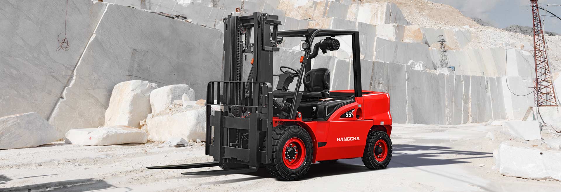 Hangcha X Serisi Mermer/Taş Sektörü Özel Dizel Forklift (5.5 Ton)