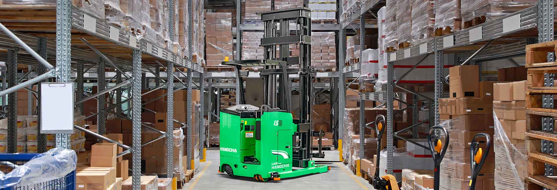 Hangcha A Serisi Ayakta Binicili Dar Koridor Turret Truck (1.0 - 1.5 Ton)