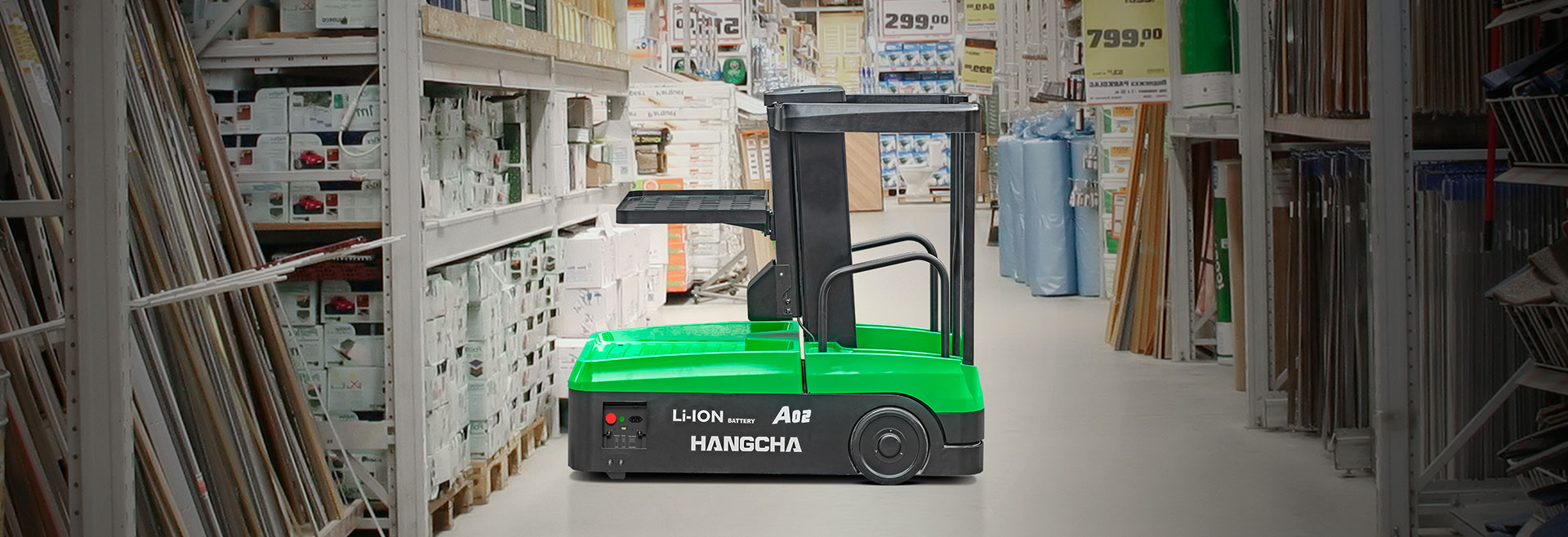 Hangcha A Serisi Depo Yardımcı Sürüş Aracı (100 - 215 kg)