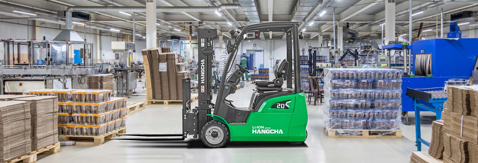 Hangcha XC Serisi 3-Tekerlekli Premium Lityum Forklift (1.3 - 2.0 Ton)