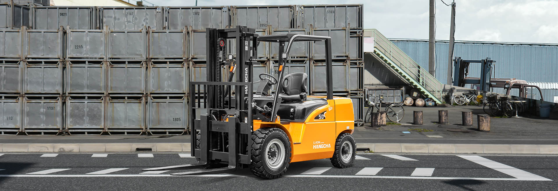 Hangcha XE Serisi Çift Motorlu Lityum Forklift (4.0 - 5.0 Ton)