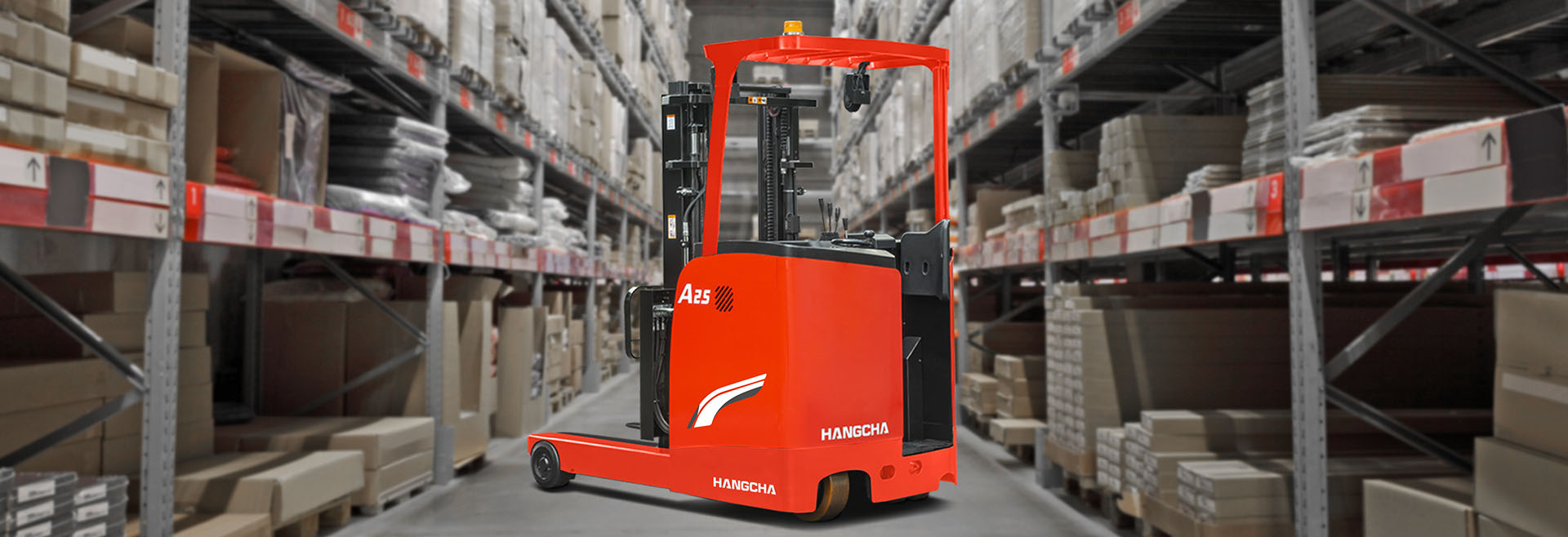 Hangcha A Serisi Platformlu (Stand-on) Reach Truck (2.0 - 2.5 Ton)
