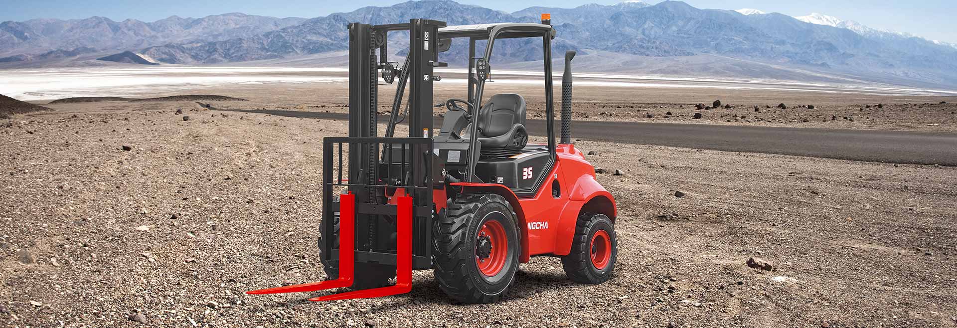 Hangcha 2WD İki Tekerden Çekişli Arazi Tipi Dizel Forklift (2.5 - 3.5 Ton)