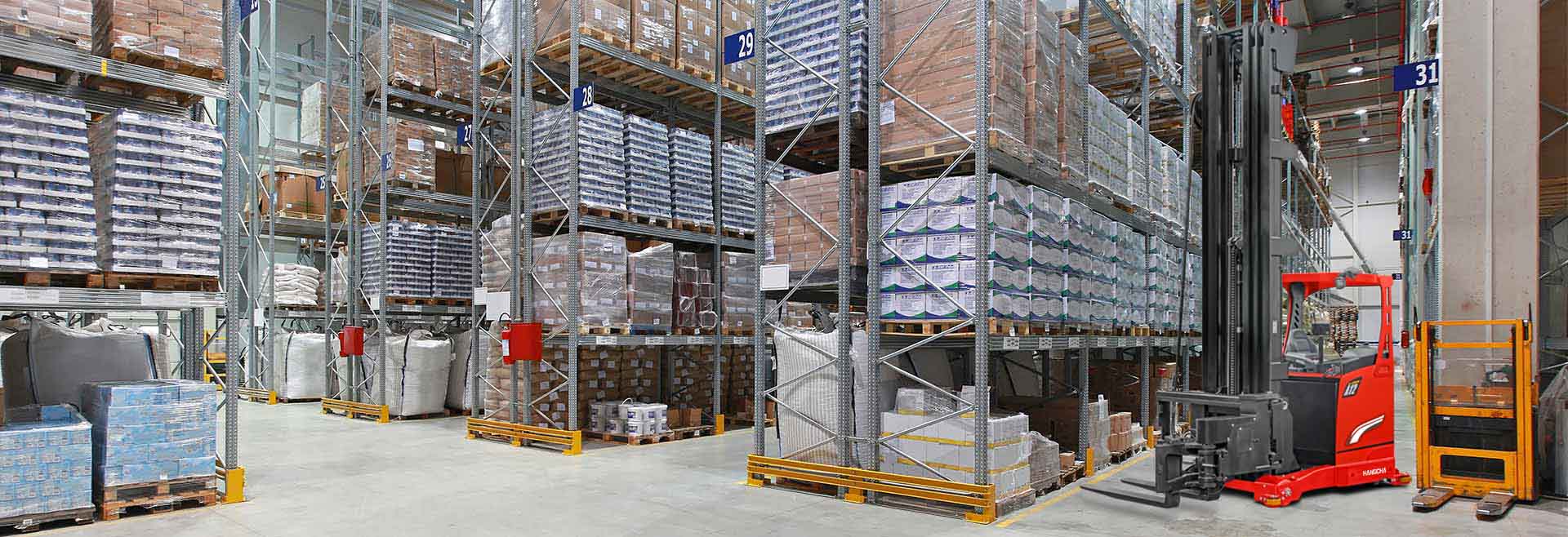 Hangcha A Serisi Man-down Üç Yönlü Dar Koridor Forklifti (1.2 Ton)